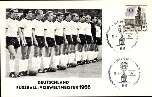 KP Niemcy, wicemistrz świata w piłce nożnej 1966, wyniki, finał Anglia Niemcy 4 do 2