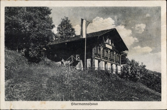 Ak Obermaiselstein in Oberallgäu Schwaben, Sturmannshöhle, Sturmannshaus
