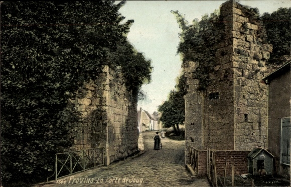 Ak Provins Seine et Marne, Porte de Jouy