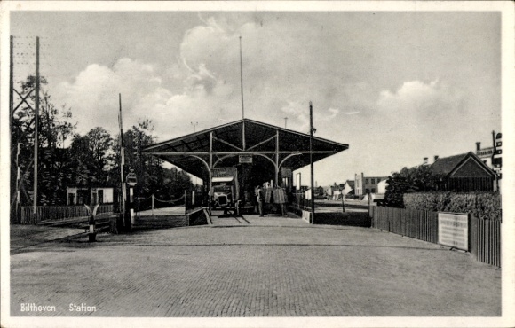 Postcard Bilthoven De Bilt Utrecht Nederland, Station