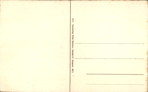 Postcard Dresden Pieschen, Oschatzer Straße