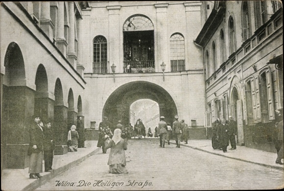 KP Vilnius Wilna Litwa, ulica Święta