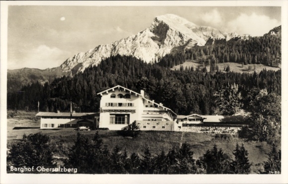 Ak Obersalzberg Berchtesgaden in Oberbayern, Berghof Haus Wachenfeld, Hoher Göll
