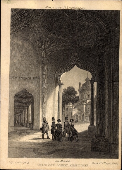 Artist PC Schwetzingen in the Rhein-Neckar district, the mosque