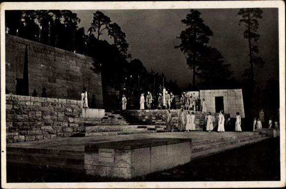 PC Berlin Charlottenburg Westend, Reichssportfeld, Dietrich Eckardt stage, entry of Herakles
