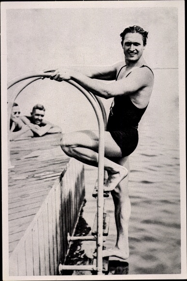 Collection picture Olympia 1936, swimmer Peter Fick