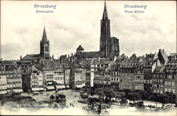 Postcard Strasbourg Strasbourg Alsace Bas Rhin,