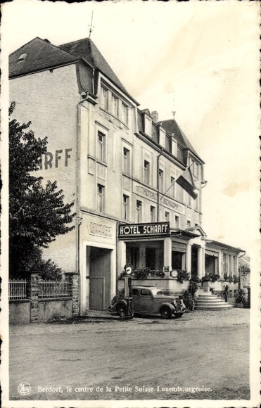 Ak Berdorf Luxemburg, Hotel Scharff