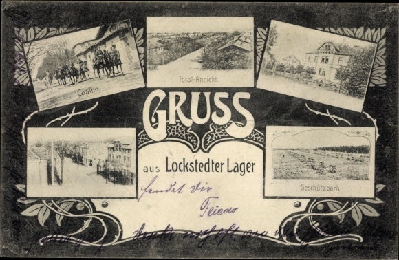 PC Lockstedt in Schleswig Holstein, Lockstedt camp, casino, total view, gun park