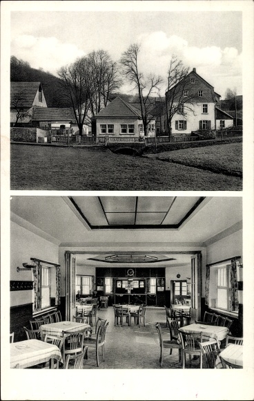 Ak Baumholder in Westrich, excursierestaurant Guthausmühle