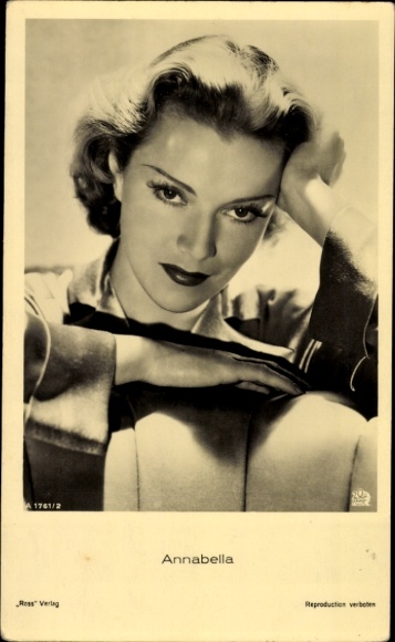 Ak-actrice Annabella, portret