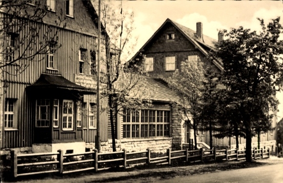 Postcard Frauenwald am Rennsteig Ilmenau in Thuringia, FGDB Heim Raymonde Dien