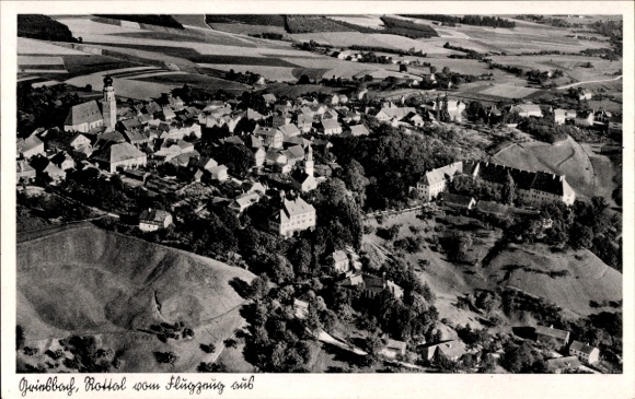 Ak Bad Griesbach im Rottal Neder-Beieren, luchtfoto