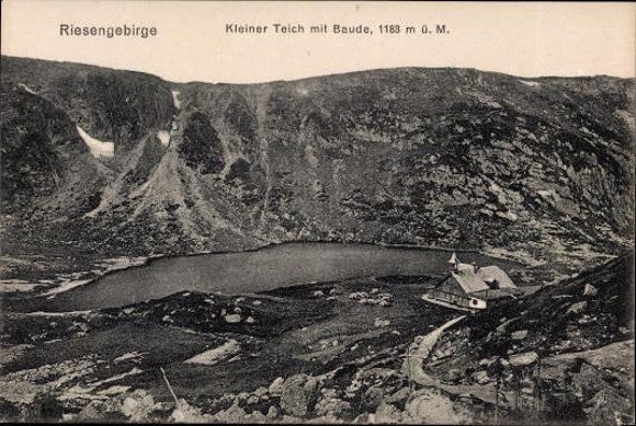 12 Ak Riesengebirge Schlesien, Schneekoppe, Kirche Wang etc.