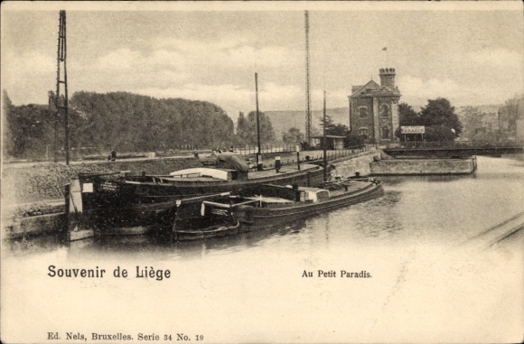 PC Liège Liège Wallonia, Souvenir of Boats in the Water, Au Petit Paradis