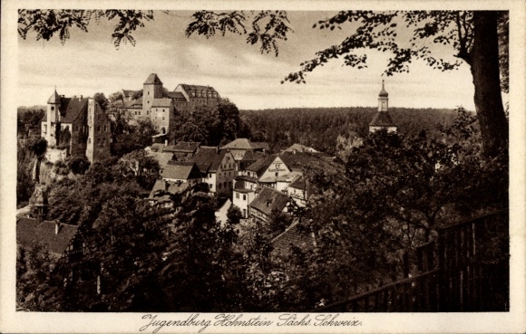 Ak Hohnstein Sächsische Schweiz, Jugendburg