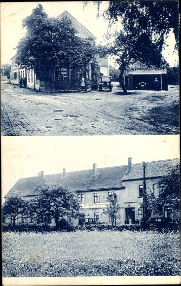 Postcard Ramsdorf Regis Breitingen in Saxony, Gasthof Ramsdorf