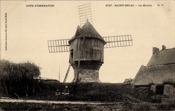 CPA Saint Briac sur Mer Ille et Vilaine, Le Moulin
