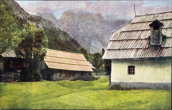 Postcard Ferlach Carinthia, Bodental, Inn Bodenbauer