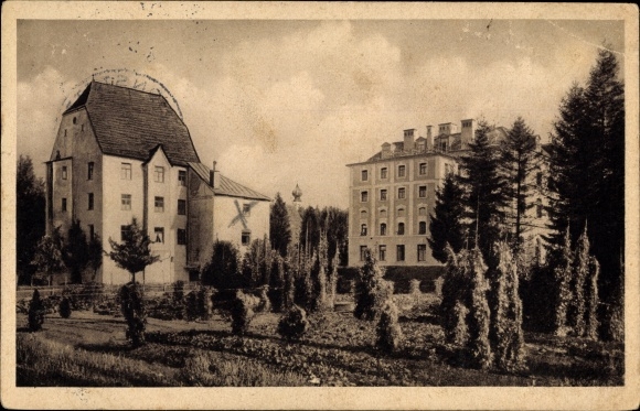 Postcard Schonstett Schonstätt Upper Bavaria, sanatorium