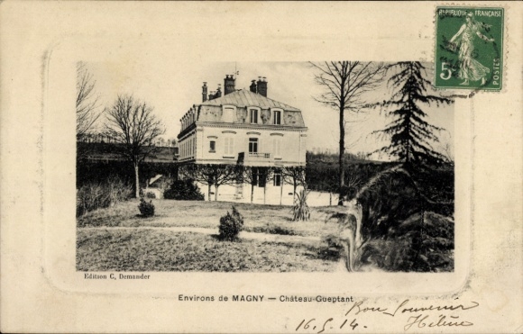 Ak Magny en Vexin Val-d’Oise, Chateau Gueptant