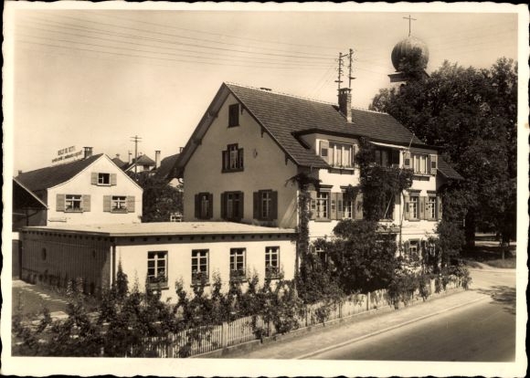 Postcard Kressbronn am Bodensee, winery and wine bars at the chapel