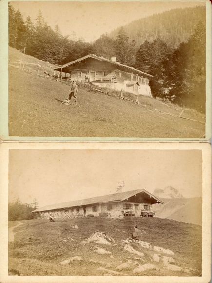12 cabinet photos Kreuth am Tegernsee Upper Bavaria and surroundings in the cover around 1890