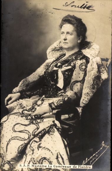 Postcard Maria Luiza Hohenzollern-Sigmaringen, Countess of Flanders
