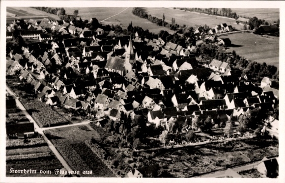 Ak Horrheim Vaihingen an der Enz, luchtfoto