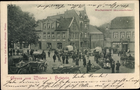 KP Wilster w Szlezwiku-Holsztynie, cotygodniowy targ, zdjęcie, hotel, biznes JPT Andersen Sons
