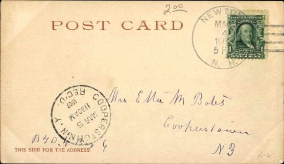 Ak Portland Maine de V.S., Militairengedenkteken, Gedenkteken Longfellows