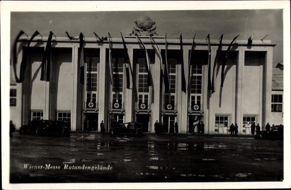Foto Ak Wien 2. Leopoldstadt Österreich, Wiener Messe Rotundengelände