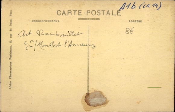 Postcard Montfort l'Amaury Yvelines, Les Tours vues du Cloitre
