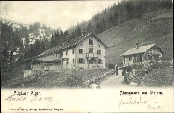 PC Immenstadt im Allgäu Swabia, Berggasthof Almagmach am Stuiben