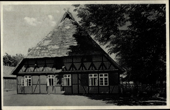 Ak Müden an der Örtze Faßberg Lüneburger Heide, Gasthof zum Oertzetal, Nebenhaus