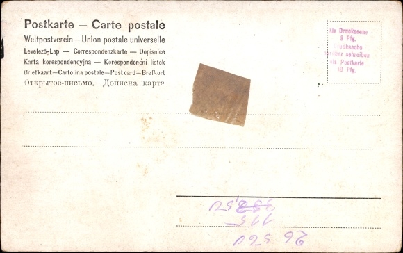 Artysta litho Tschaminthal, chata przed górską panoramą
