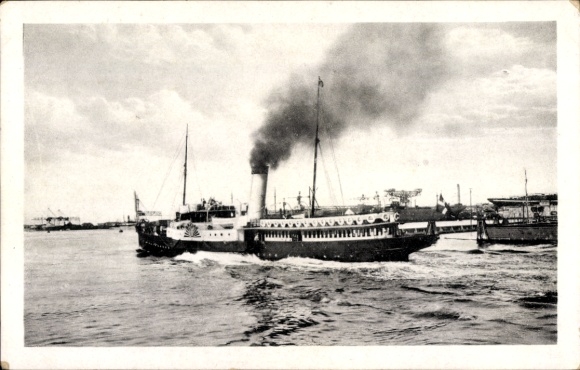Postcard Sweden, steamship Dampskibsselskabet Øresund