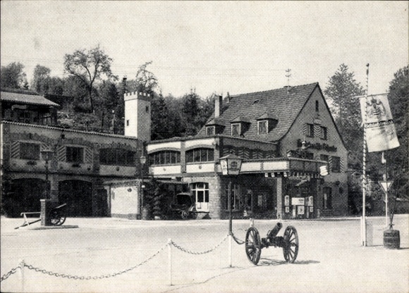 Postcard Wirtheim Biebergemünd in Hesse, Landsknechts-Schenke, on the B 40