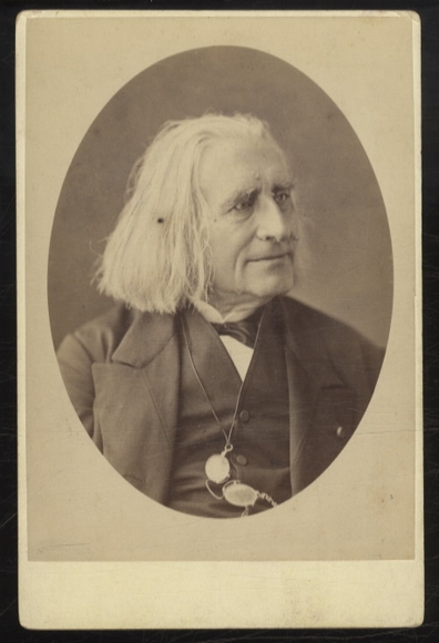 Cabinet photo Franz Liszt, composer