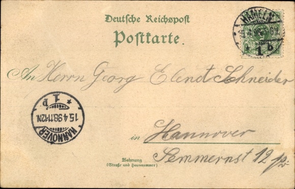 litho Hameln in Nedersaksen, rattenvanger, trouwhuis, Gertrudenbrunnen, rattenvangerhuis