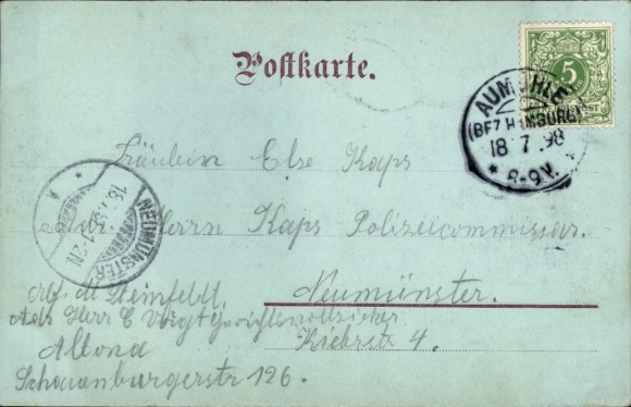 PC Friedrichsruh Aumühle in the Duchy of Lauenburg, Black Forest landscape, horse with carriage, buildings...