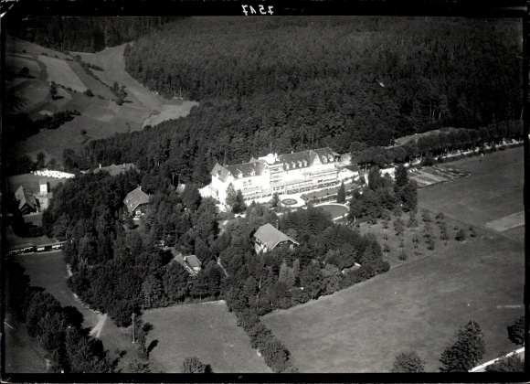 Ak Schönberg Seelbach im Schwarzwald Baden, Das Bild zeigt eine Schwarz-Weiß Fotografie des Sa...