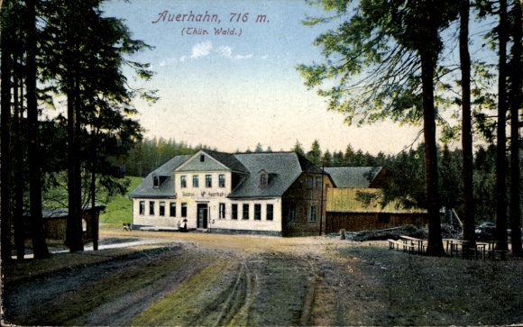 Ak Ilmenau in Thüringen, Gasthof Auerhahn