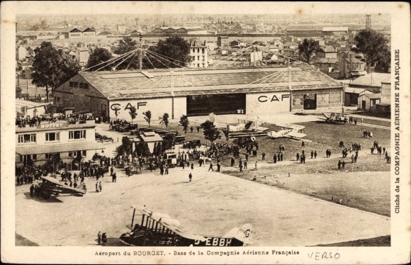 Ak Le Bourget Seine Saint Denis, Aeroport, Base de la Compagnie Aerienne Francaise, CAF, Flughafen