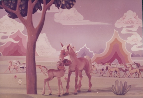 Photo Our Sandman, Sandman, GDR children&#39;s television, DFF, horses