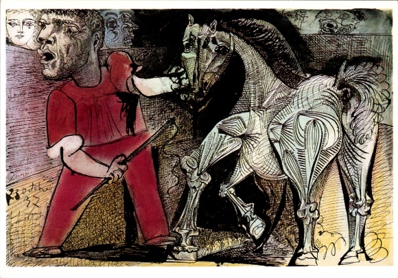 Artysta KP Picasso, Pablo, koń cyrkowy