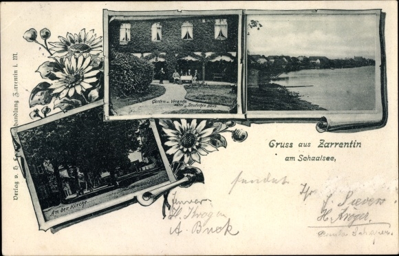 PC Zarrentin am Schaalsee, inn, lot at the church