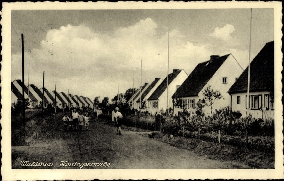 Ak Waldenau Pinneberg in Schleswig Holstein, Heisingerstraße, Wohnhäuser