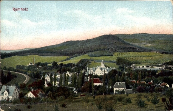 Postcard Ramholz Vollmerz Schlüchtern in Hesse, total view