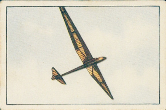 Sammelbild Die Eroberung der Luft Abt. IV Serie B Nr. 7, Segelflugzeug Wien